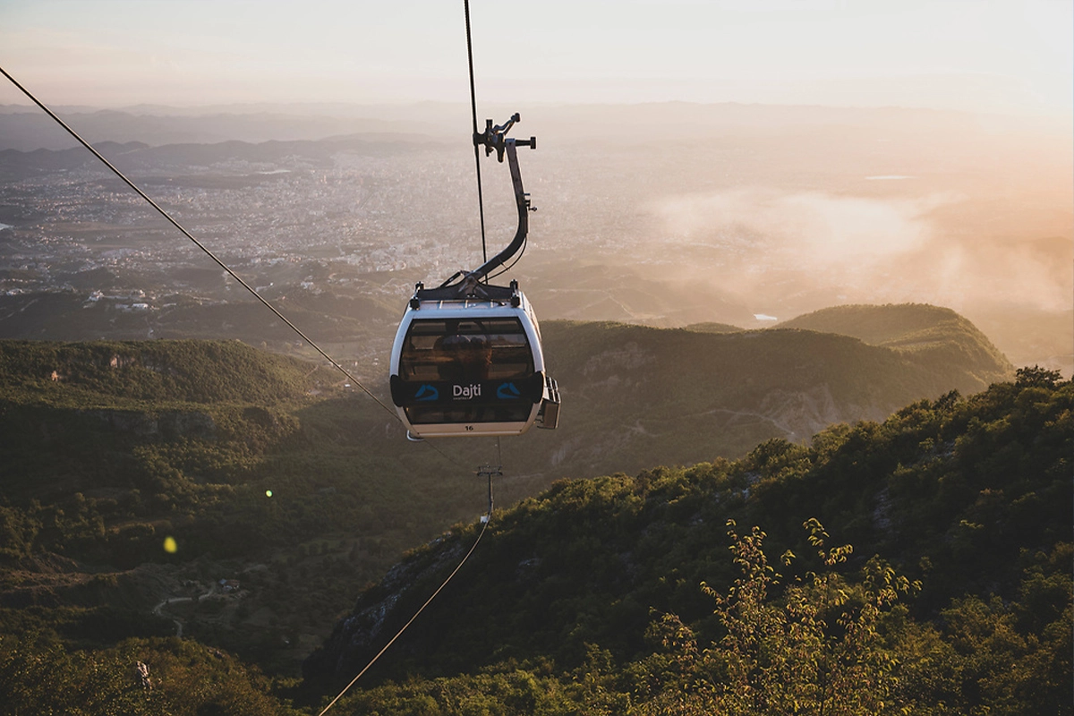 Dajti Cable Car and Shengjergj Waterfall Day Tour