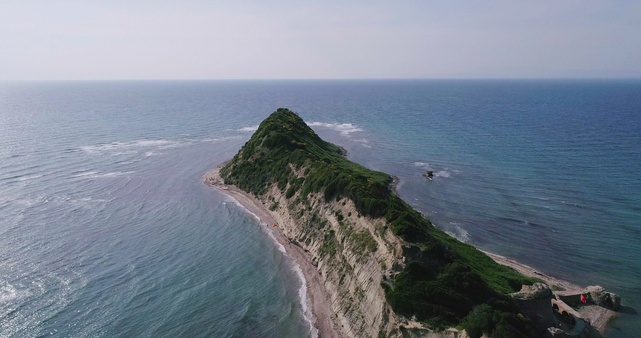 Cape Of Rodon In Durres Albania